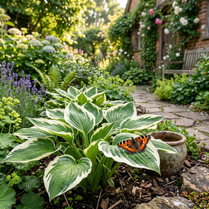 50 Variegated Hosta Seeds for Planting - Beautiful Garden Plants - Easy to Grow