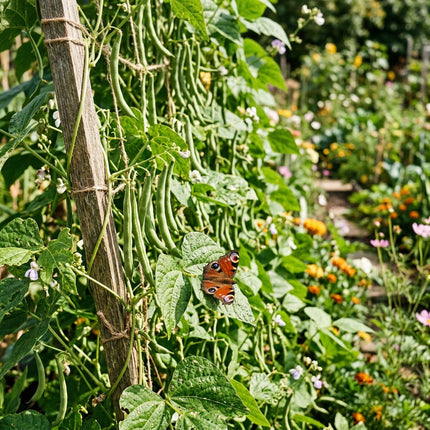 30 Pole Green Beans Seeds for Planting - Premium Heirloom Pole Green Beans Seeds for Home Garden