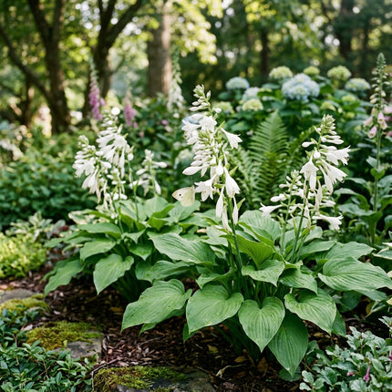 50 White Flowering Hosta Seeds for Planting - Beautiful Garden Plants - Easy to Grow