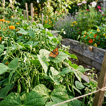 50 Bush Green Beans Seeds for Planting - Premium Heirloom Bush Green Beans Seeds for Home Garden