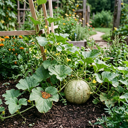 25 Casaba Melon Seeds for Planting - Premium Heirloom Casaba Melon Seeds for Home Garden