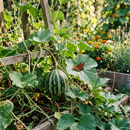 80 Striped Tiger Melon Seeds for Planting - Premium Heirloom Striped Tiger Melon Seeds for Home Garden