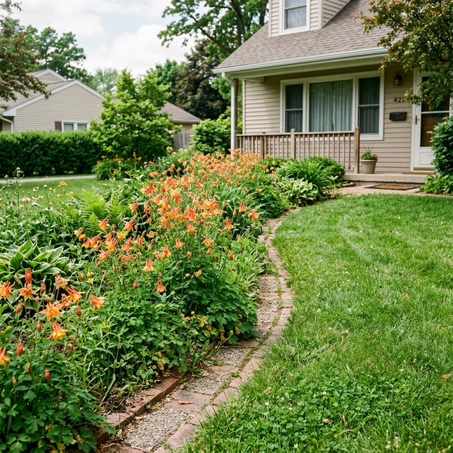 350 Orange Columbine Seeds for Planting - Heirloom Orange Columbine Flower Seeds for Home Garden