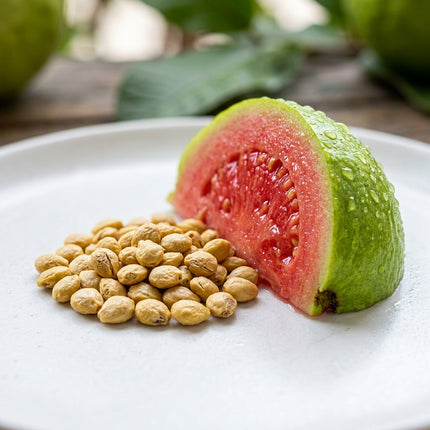 100 Tropical Red Guava Seeds for Planting - Exotic & Delicious Fruit Seeds for Home Garden - Grow Vibrant Sweet Red Guavas