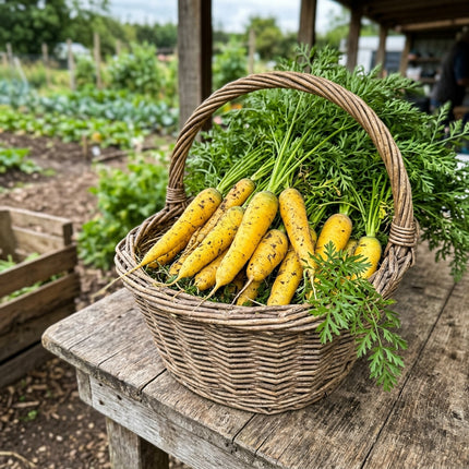 300 Yellowstone Carrot Seeds - Long Yellow Vegetable Seeds for Planting