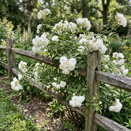 50 Premium White Rose Seeds - Beautiful Garden Flowers for Planting