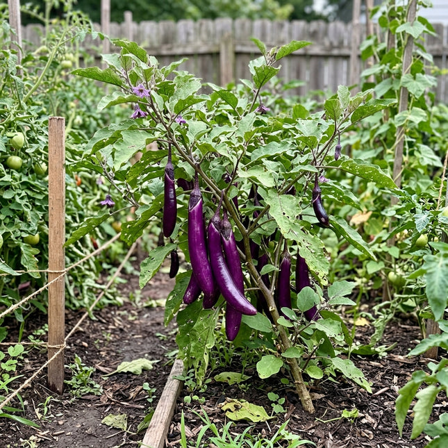 Long Purple Eggplant Seeds - 320 Seeds