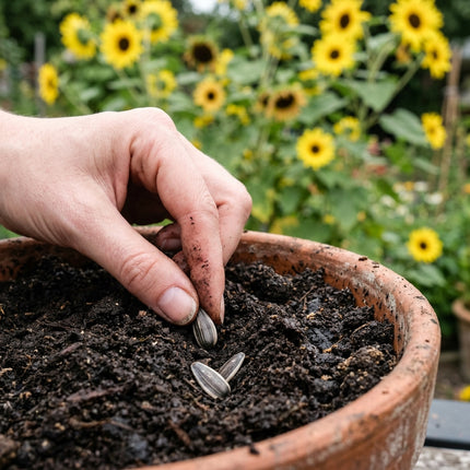 100 Lemon Queen Sunflower Seeds for Planting - Vibrant Pale Lemon Yellow Blooms - Heirloom Branching Flowers