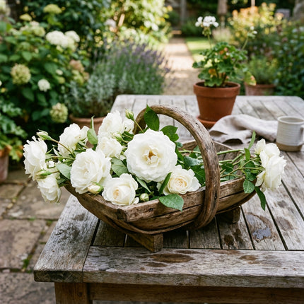 50 White Rose Seeds for Planting - Variety for Home Gardening