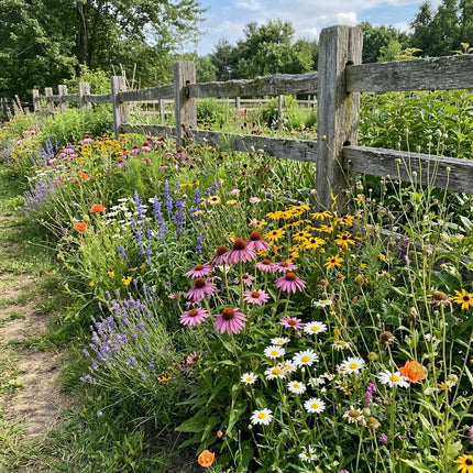 300 Perennial Wildflower Mix Seeds - Premium Bulk Seed Blend for Easy Outdoor Garden Landscapes