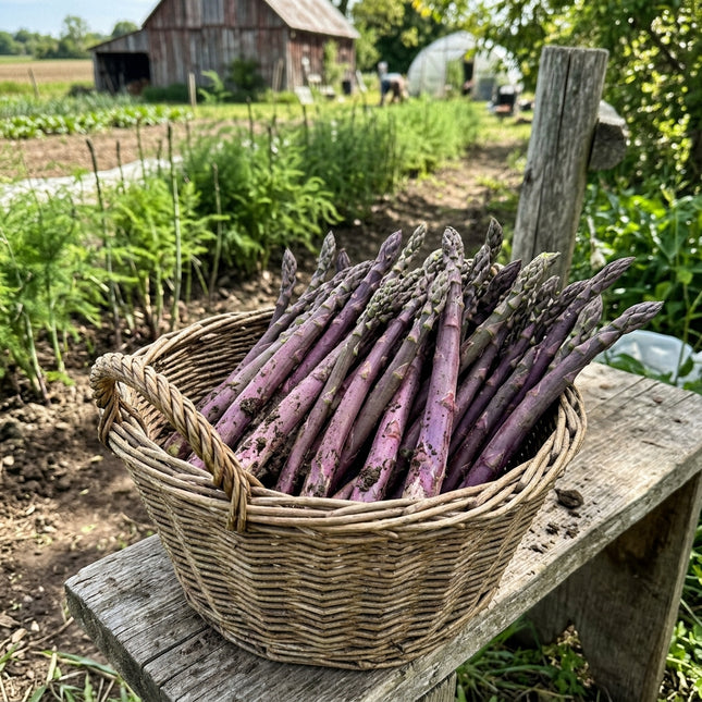 Purple Passion Asparagus Seeds - 110 Seeds