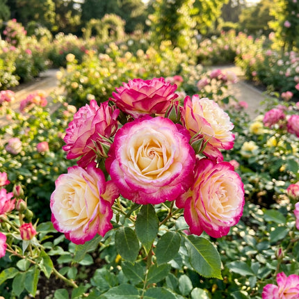 50 Premium Bicolor Rose Seeds - Beautiful Garden Flowers for Planting