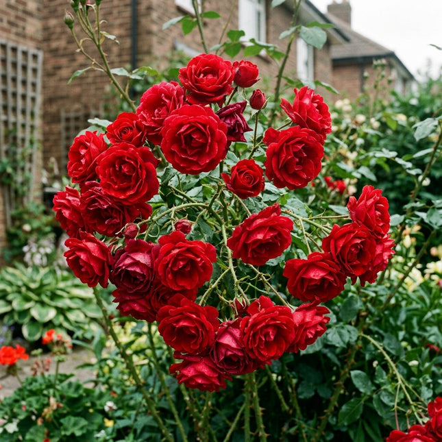 50 Red Rose Seeds for Planting - Heirloom Red Rose Flower Seeds for Home Garden