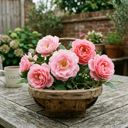 50 Pink Rose Seeds for Planting - Heirloom Pink Rose Flower Seeds for Home Garden