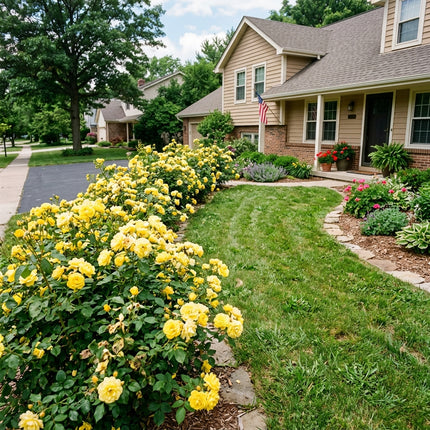 50 Yellow Rose Seeds for Planting - Heirloom Yellow Rose Flower Seeds for Home Garden