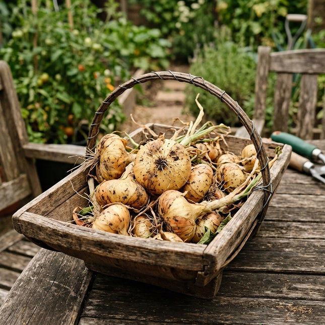 1000 Yellow Cipollini Onion Seeds for Planting - Premium Variety for Home Gardening