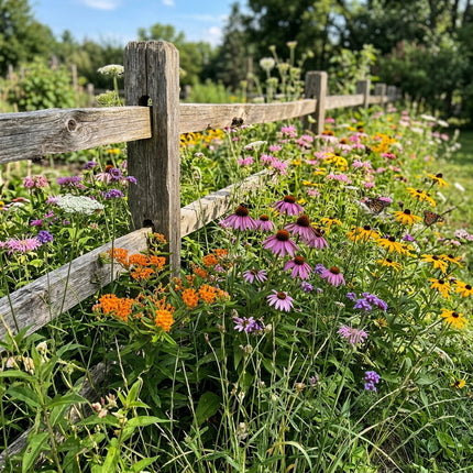300 Butterfly Wildflower Mix Seeds - Premium Bulk Seed Blend for Easy Outdoor Garden Landscapes