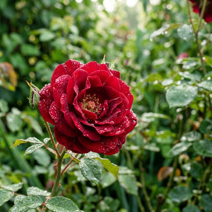 50 Premium Red Rose Seeds - Beautiful Garden Flowers for Planting