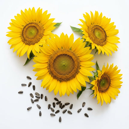100 Giant Mammoth Russian Sunflower Seeds for Planting - Massive Heirloom Yellow Sunflowers for Home Garden - Reach 12+ Feet Tall