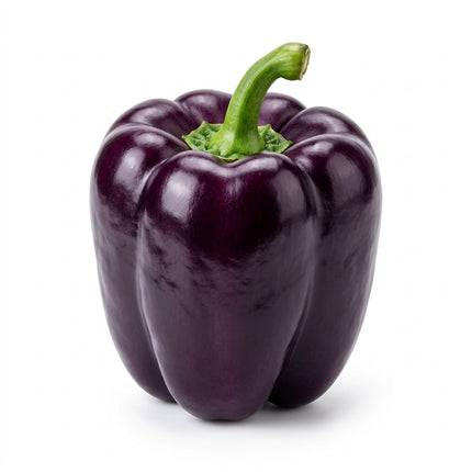 50 Purple Beauty Bell Pepper Seeds for Planting - Exotic & Sweet Vegetable Seeds for Home Garden