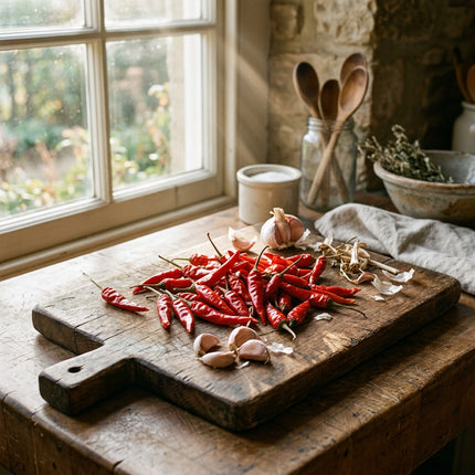 500 Facing Heaven Pepper Seeds for Planting - Spicy, Fiery & High Yielding Chili Seeds for Home Garden - Authentic Asian Chao Tian Jiao