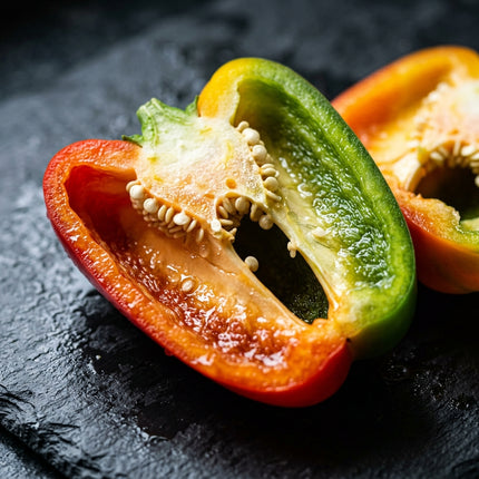 100 Rainbow Bell Pepper Seeds for Planting - Sweet, Colorful & High Yielding Vegetable Seeds for Home Garden - Grow Vibrant Crisp Peppers