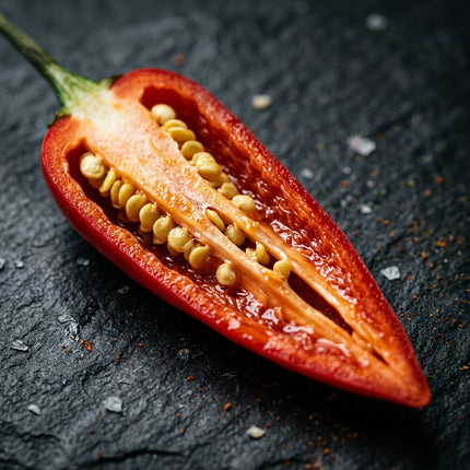 500 Facing Heaven Pepper Seeds for Planting - Spicy, Fiery & High Yielding Chili Seeds for Home Garden - Authentic Asian Chao Tian Jiao