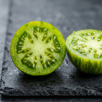 100 Green Zebra Tomato Seeds for Planting - Striped Heirloom Vegetable Seeds for Home Garden - Grow Tangy & Zesty Tomatoes