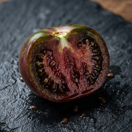 100 Black Krim Tomato Seeds for Planting - Exotic Dark Heirloom Vegetable Seeds for Home Garden - Grow Rich, Smoky & Juicy Tomatoes
