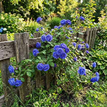 50 Premium Blue Rose Seeds - Beautiful Garden Flowers for Planting