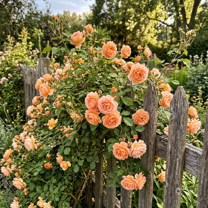 50 Premium Peach Rose Seeds - Beautiful Garden Flowers for Planting