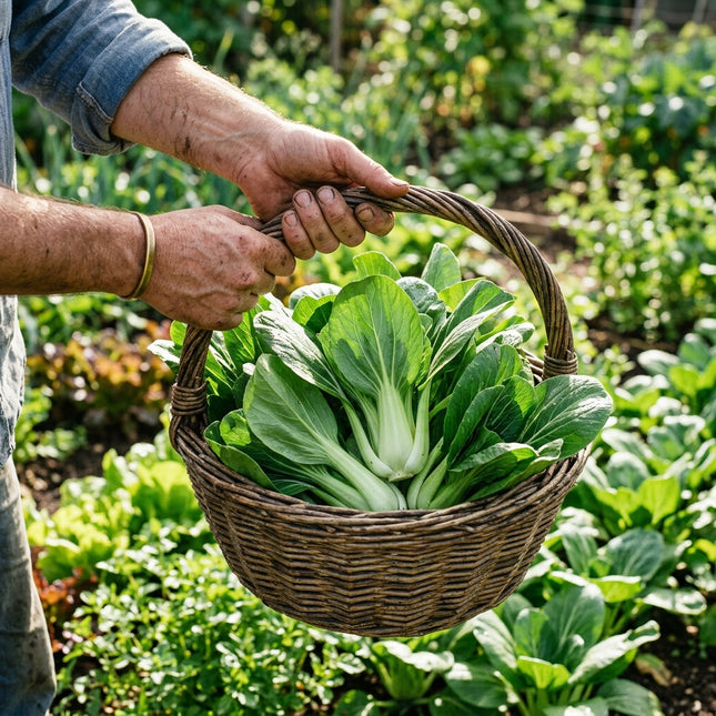 1000 'All Year Round' Chinese Cabbage Seeds - HEIRLOOM QUALITY Shanghai Bok Choy - Perfect for Every Season