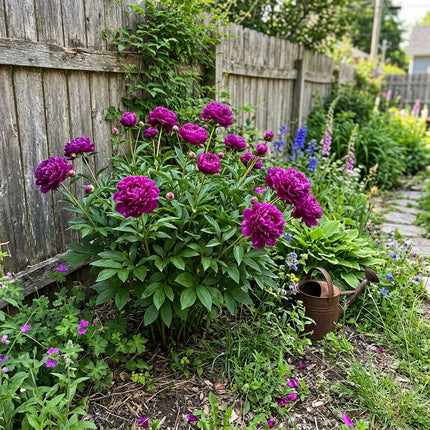 50 Purple Peony Seeds for Planting - Premium Heirloom Purple Peony Seeds for Elegant Home Garden Blooms