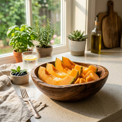 25 Heirloom Cantaloupe Seeds - Sweet Orange Melon Seeds for Planting - Grow Juicy, Delicious Melons in Your Backyard Garden