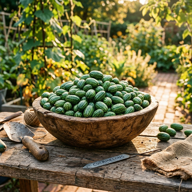 100 Cucamelon Seeds for Planting - Premium Variety for Home Gardening