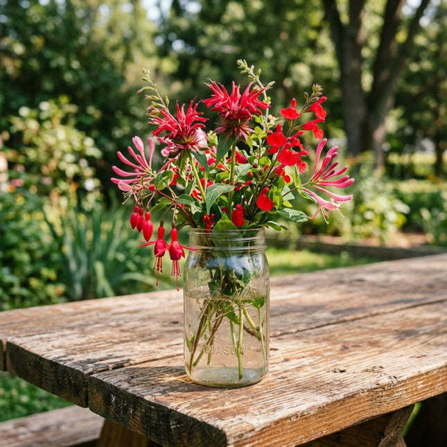 300 Hummingbird Wildflower Mix Seeds - Premium Bulk Seed Blend for Easy Outdoor Garden Landscapes