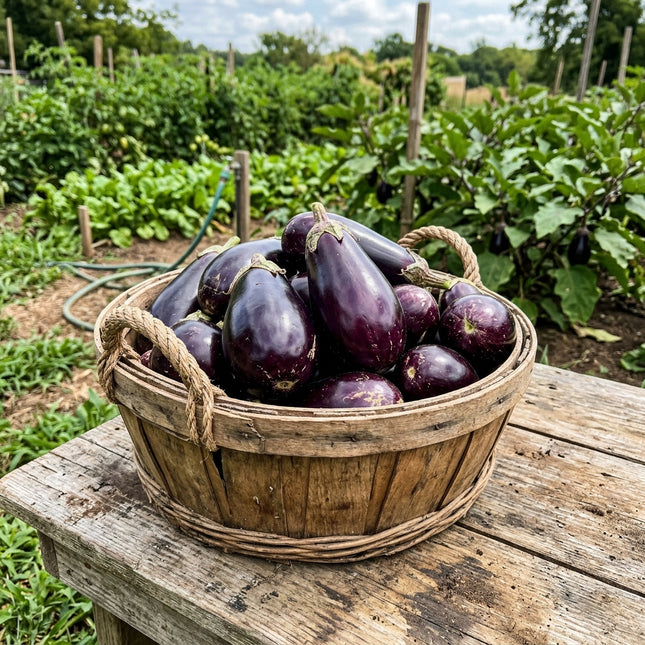 Black Beauty Eggplant Seeds - 320 Seeds