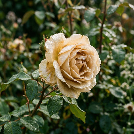 50 Premium Vintage Yellow Rose Seeds - Beautiful Garden Flowers for Planting