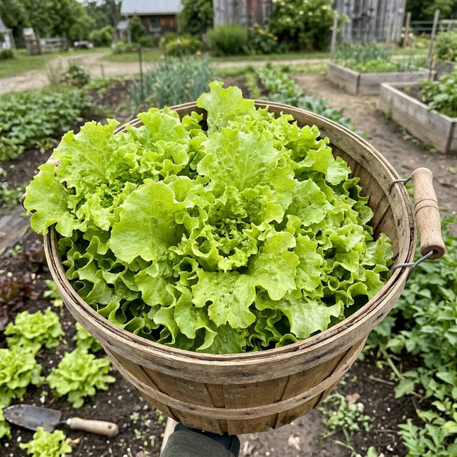 Black Seeded Simpson Lettuce Seeds - 2,000 Seeds