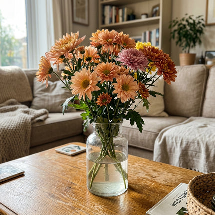 700 Sunset Breeze Chrysanthemum Mix Seeds for Planting - Premium Heirloom Sunset Breeze Chrysanthemum Mix Seeds for Home Garden Blooms
