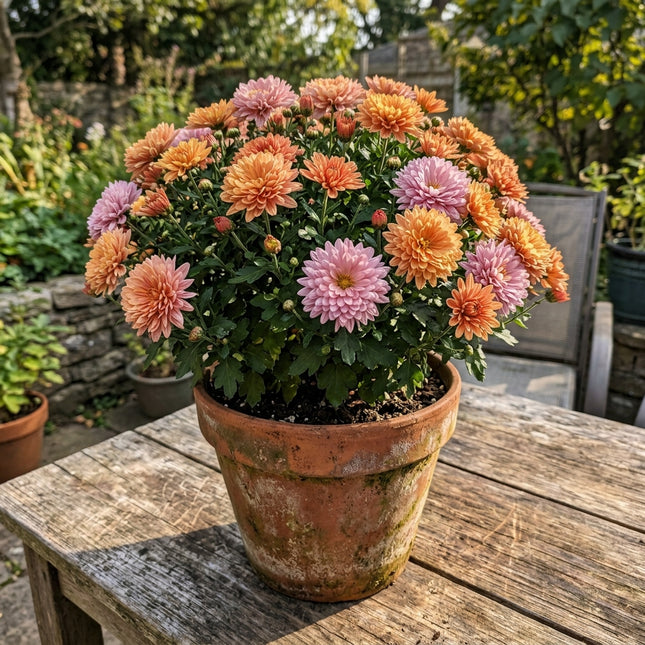 700 Sunset Breeze Chrysanthemum Mix Seeds for Planting - Premium Heirloom Sunset Breeze Chrysanthemum Mix Seeds for Home Garden Blooms