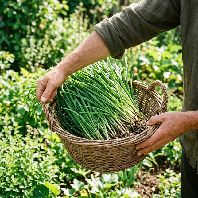 500 Garlic Chive Seeds for Planting - HEIRLOOM QUALITY Chinese Chives - Perennial Herb for Culinary Recipes