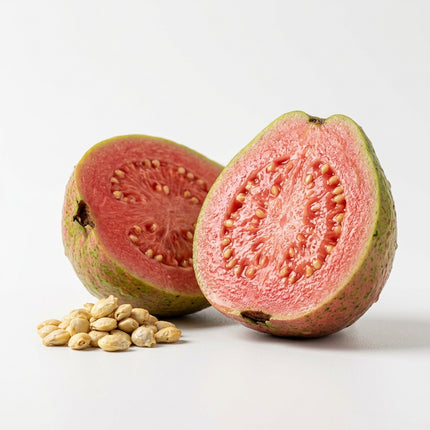 100 Tropical Red Guava Seeds for Planting - Exotic & Delicious Fruit Seeds for Home Garden - Grow Vibrant Sweet Red Guavas