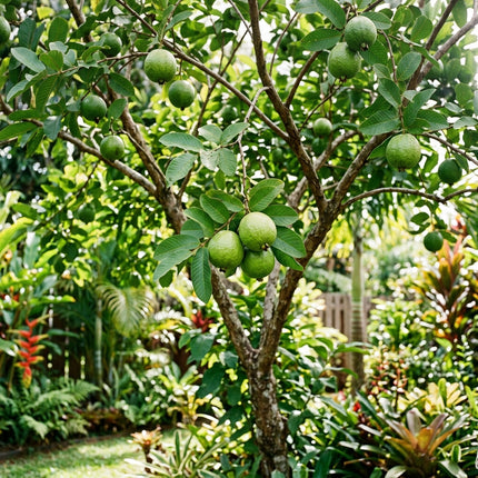 100 Tropical Red Guava Seeds for Planting - Exotic & Delicious Fruit Seeds for Home Garden - Grow Vibrant Sweet Red Guavas