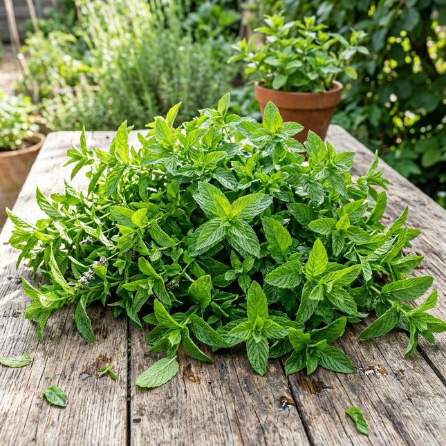 1000 Peppermint Seeds for Planting - Aromatic Heirloom Herb Seeds for Indoor & Outdoor Gardens - Perfect for Teas, Cocktails, and Desserts