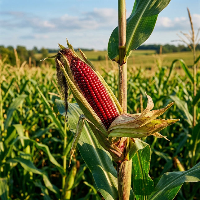 50 Red Corn Seeds for Planting - Premium Variety for Home Gardening