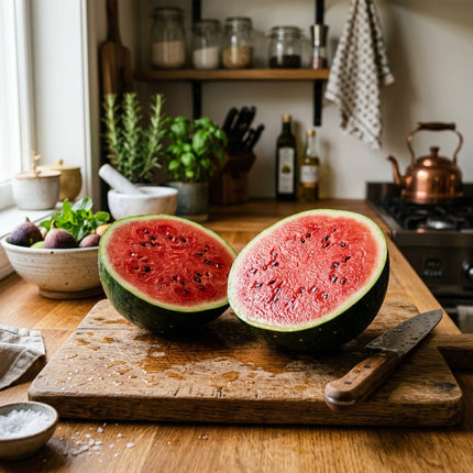 45 Sugar Baby Watermelon Seeds - HEIRLOOM QUALITY Juicy Fruit - Perfect for Summer Harvest