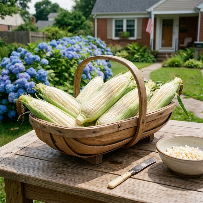 50 White Corn Seeds for Planting - Premium Variety for Home Gardening