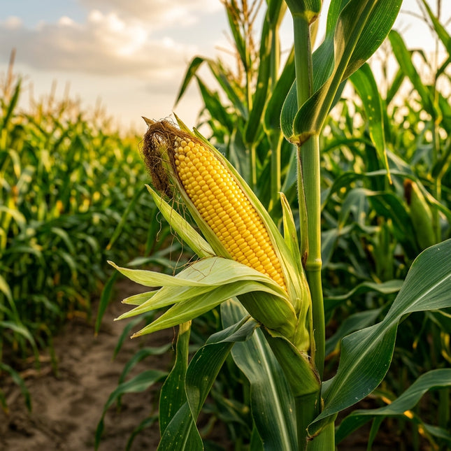 50 Sweet Yellow Corn Seeds for Planting - Premium Variety for Home Gardening